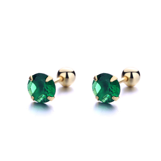 925 Sterling Silver Screwed Earrings