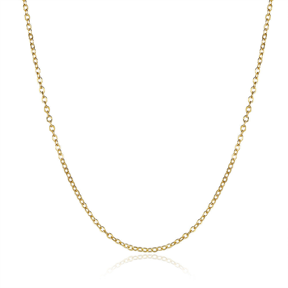 Brass With Plated Fashion Jewelry Necklace