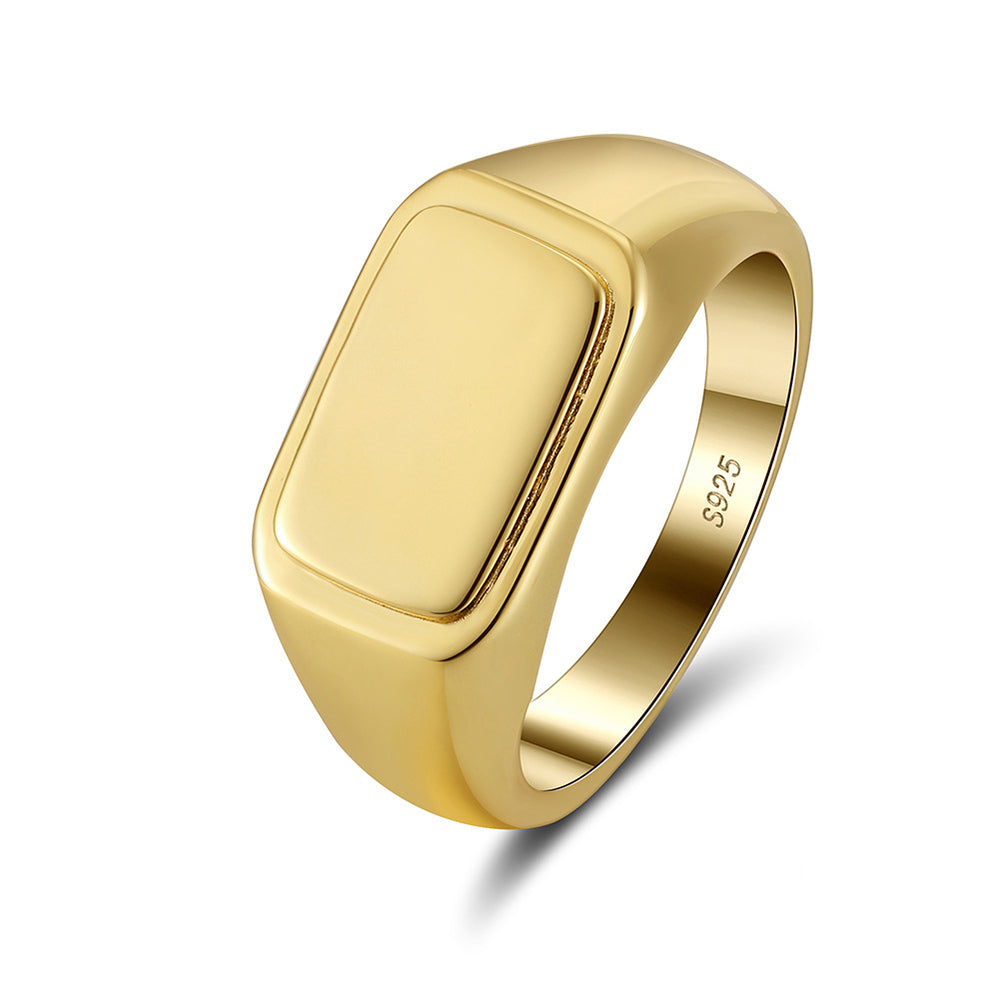 925 Sterling Silver Signet Ring