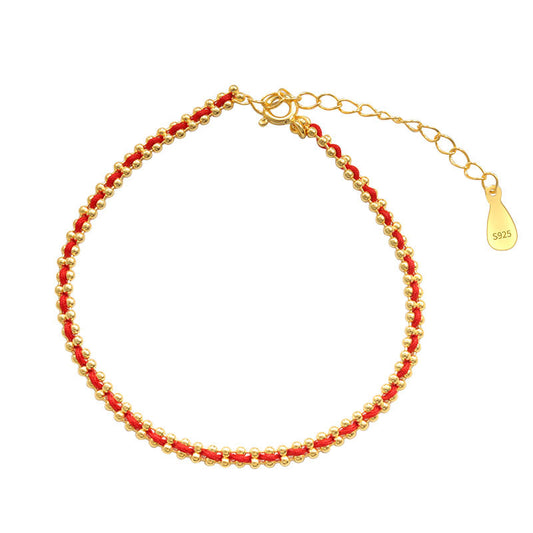 925 Sterling Silver Fashion Lucky Bracelet