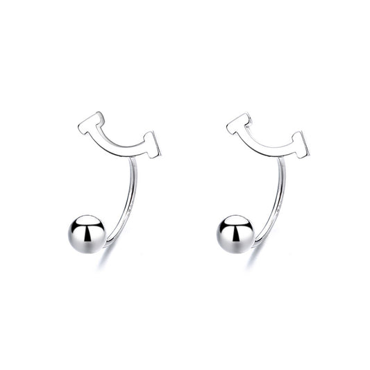925 Sterling Silver Screwed Earrings