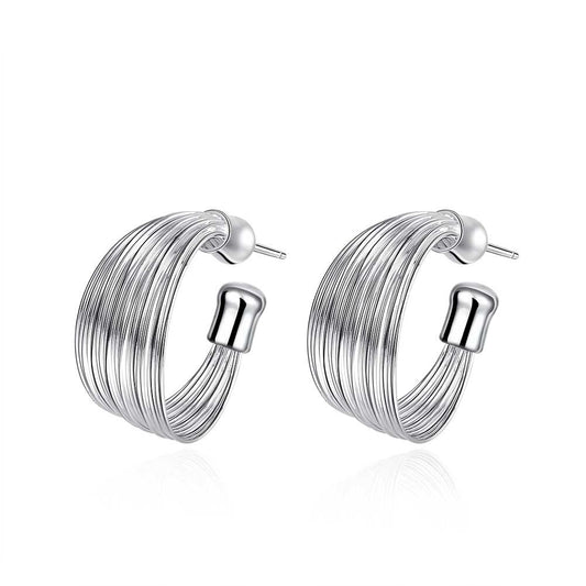 Brass With Plated Fashion Jewelry Earrings