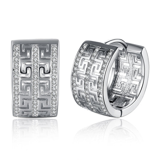Brass With Plated Fashion Jewelry Earrings