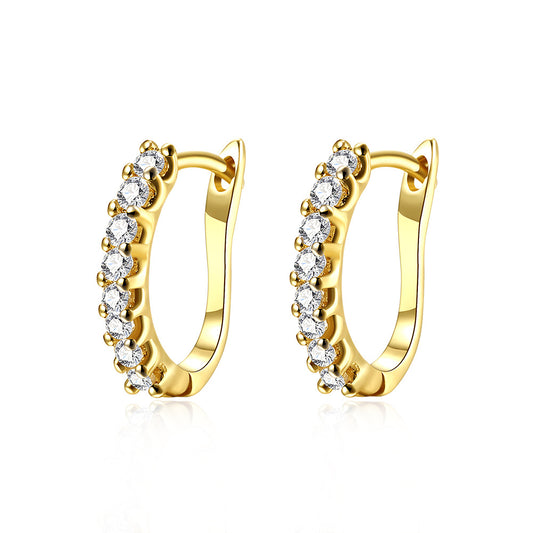 Brass With Plated Fashion Jewelry Earrings