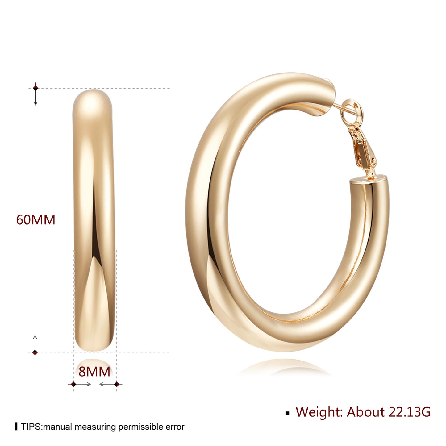 Brass With Plated Fashion Jewelry Earrings