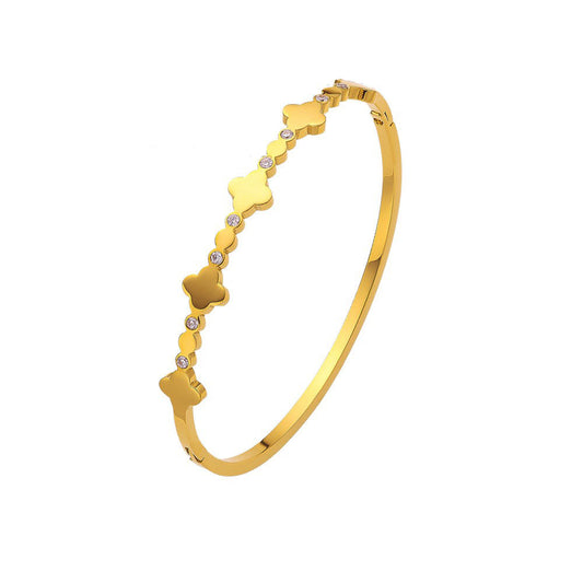 Stainless Steel Jewelry Minimalist Fashion Bangle