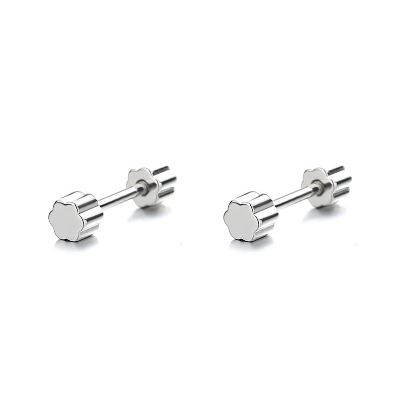 925 Sterling Silver Screwed Earrings