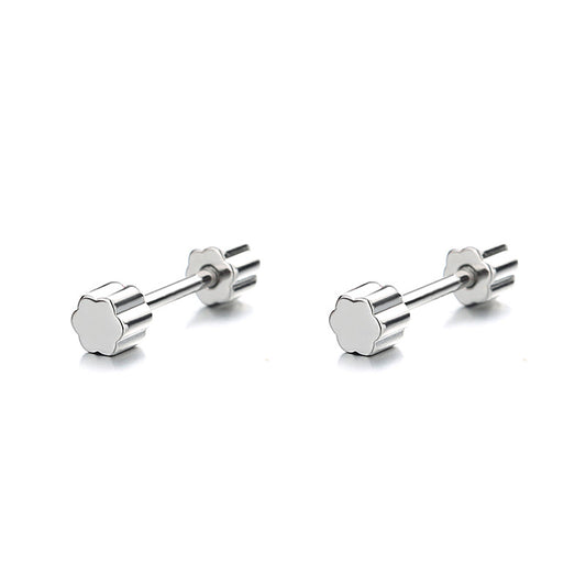 925 Sterling Silver Screwed Earrings