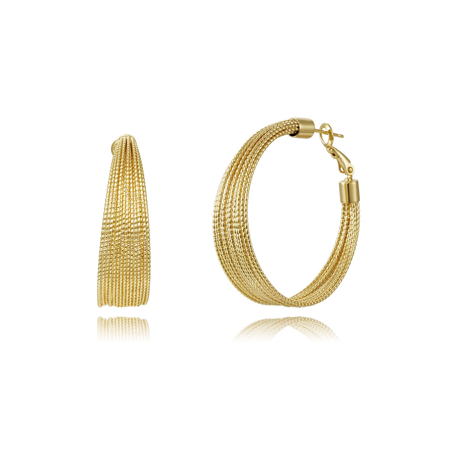 Brass With Plated Fashion Jewelry 925 pins Earrings