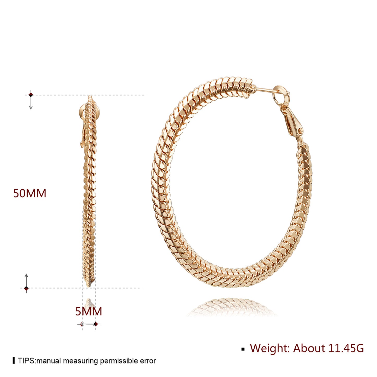 Brass With Plated Fashion Jewelry Earrings