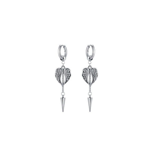 Stainless Steel Jewelry Wings Fashion Earrings