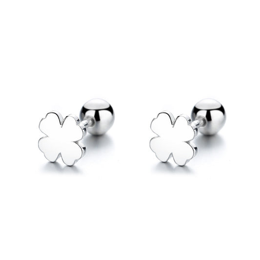 925 Sterling Silver Screwed Earrings