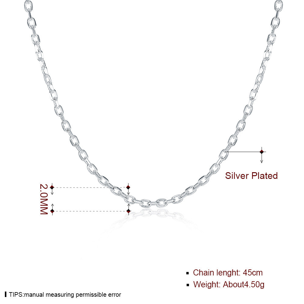 Brass With Plated Fashion Jewelry Necklace