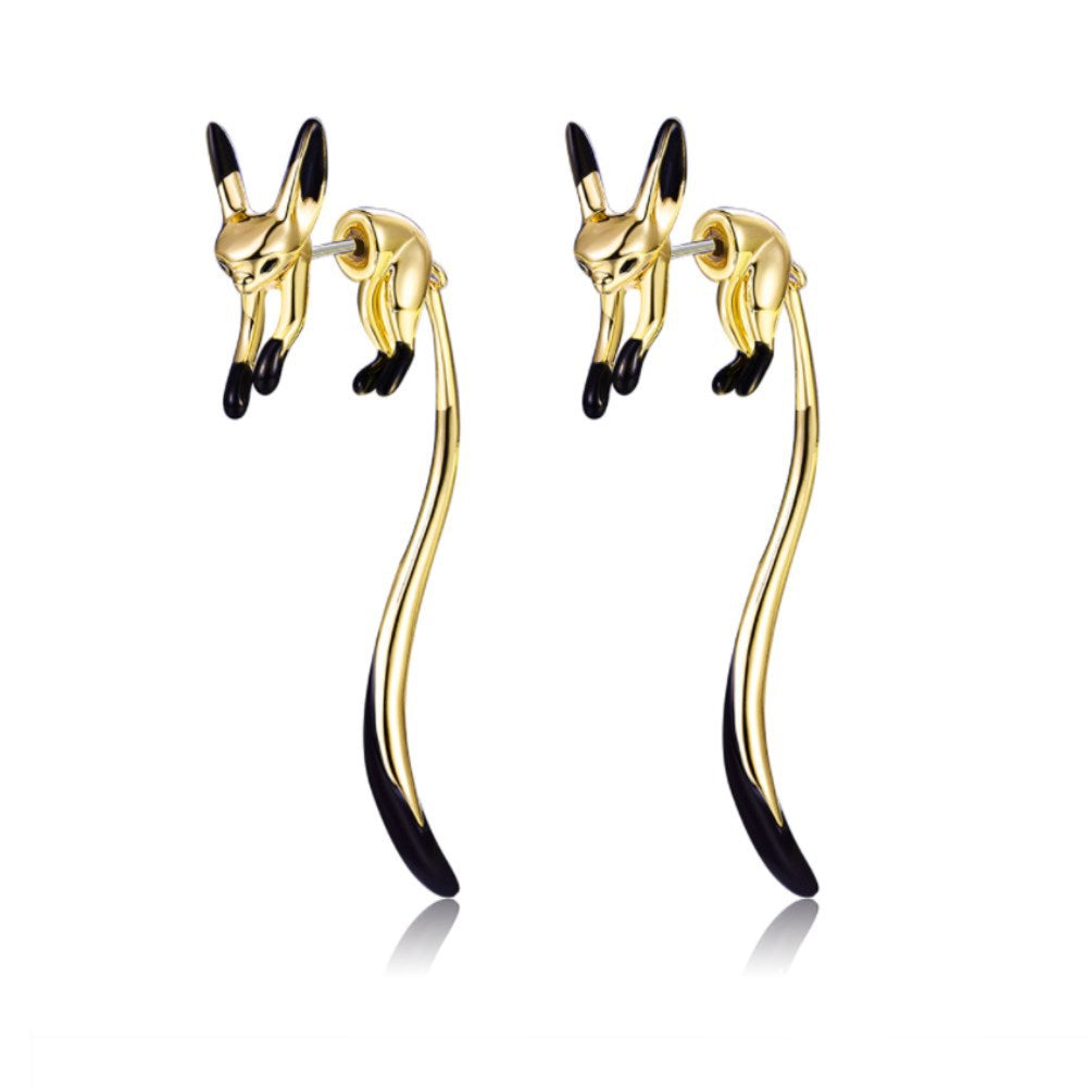 Brass With Plated Fashion Jewelry Earrings
