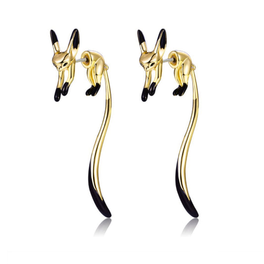 Brass With Plated Fashion Jewelry Earrings