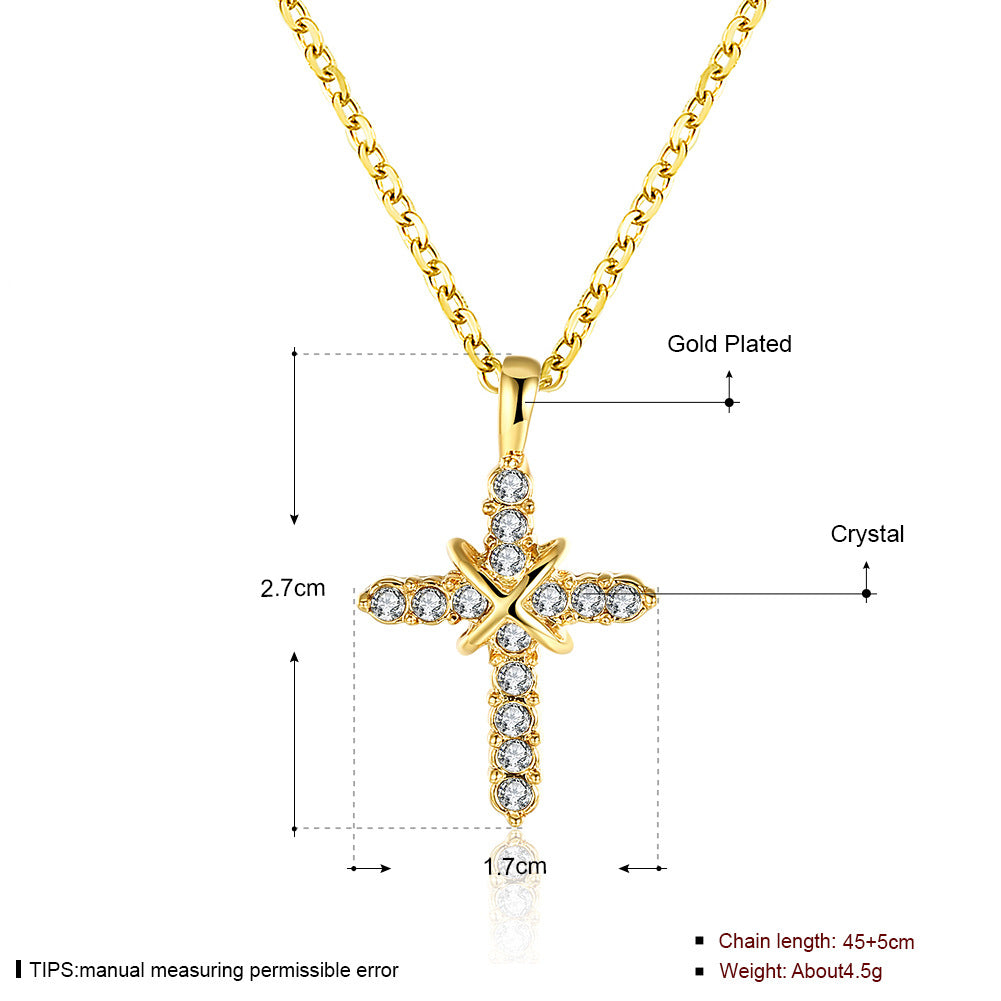 Brass With Plated Fashion Jewelry Necklace