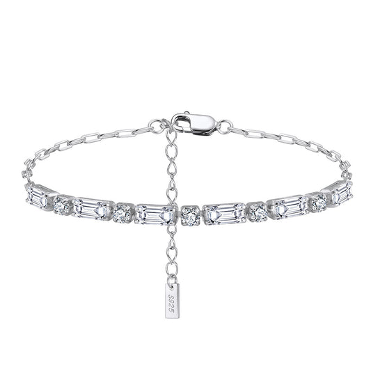 925 Sterling Silver Tennis Bracelet Extension Chain