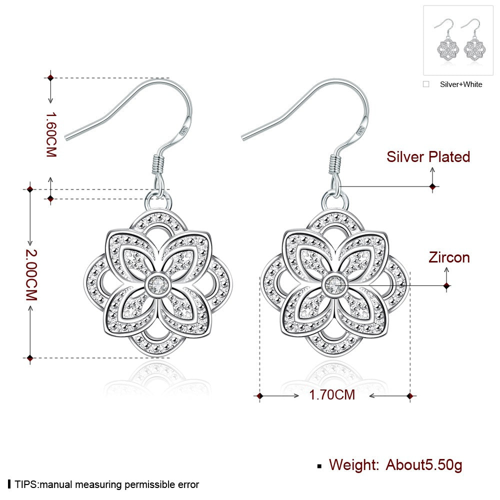 Brass With Plated Fashion Jewelry Earrings