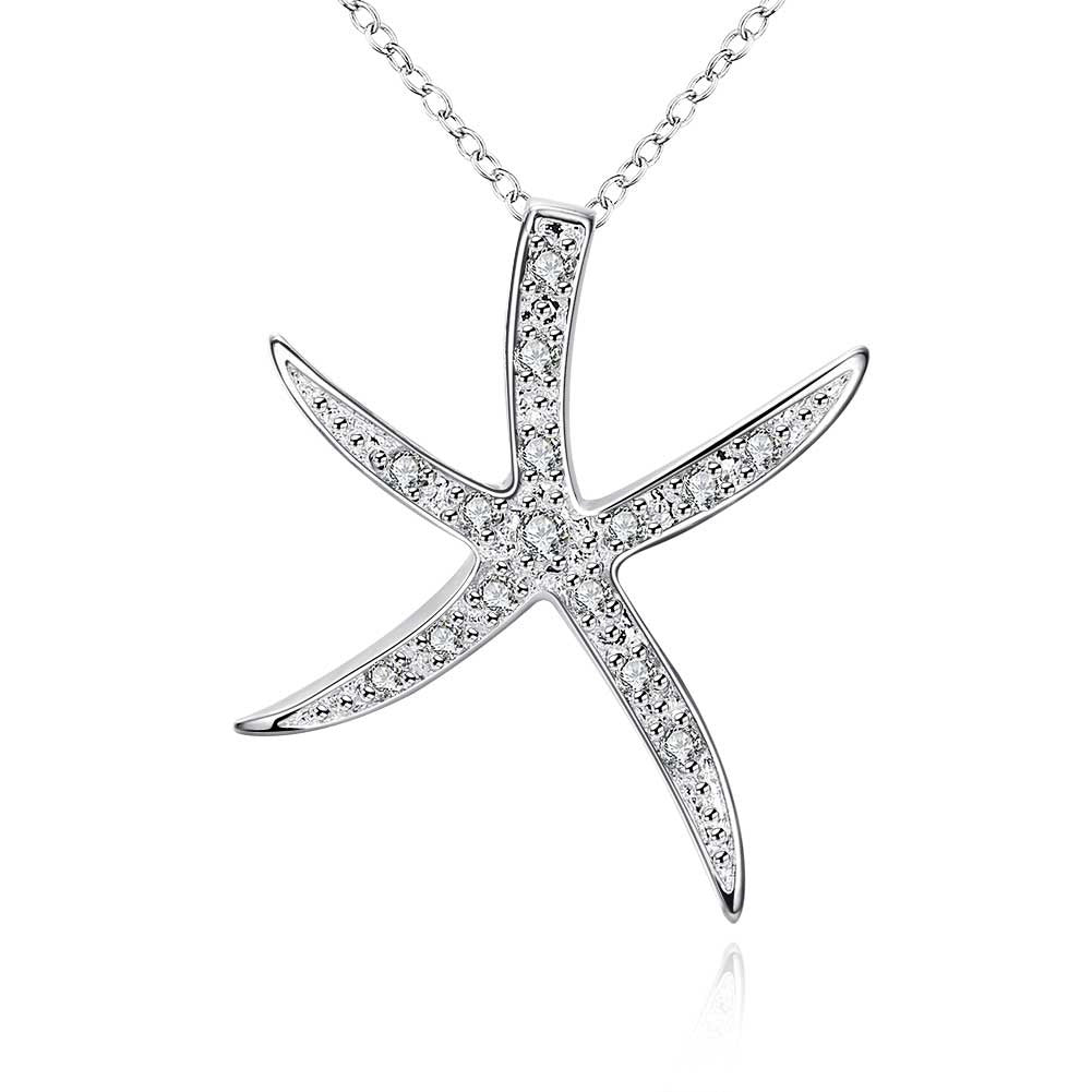Brass With Plated Fashion Jewelry Necklace