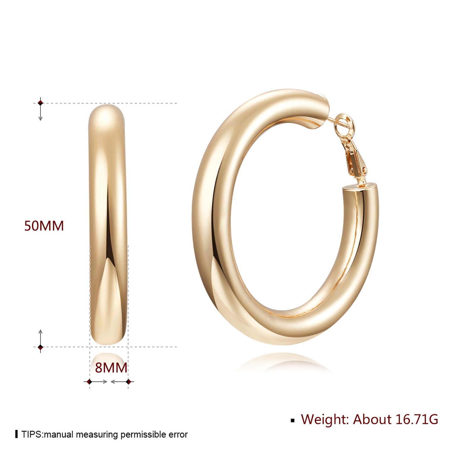 Brass With Plated Fashion Jewelry Earrings