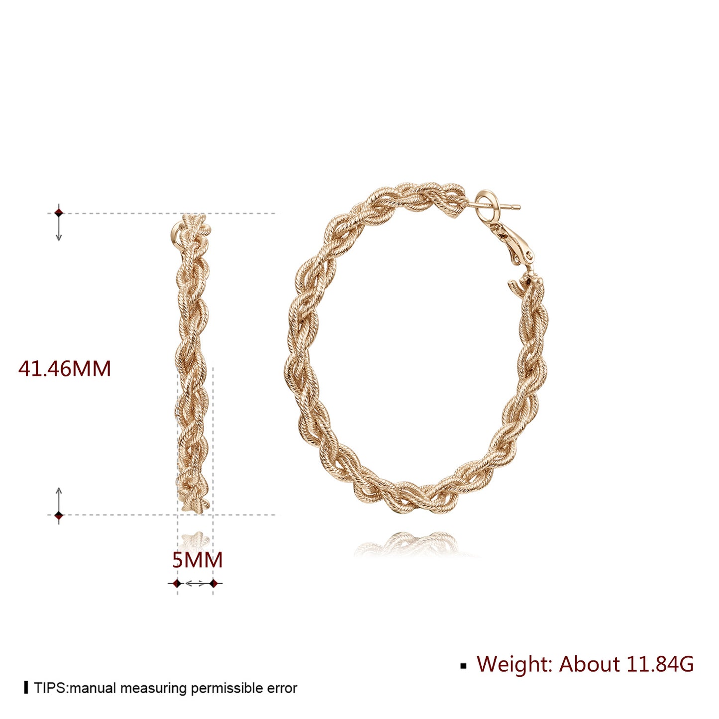 Brass With Plated Fashion Jewelry Earrings
