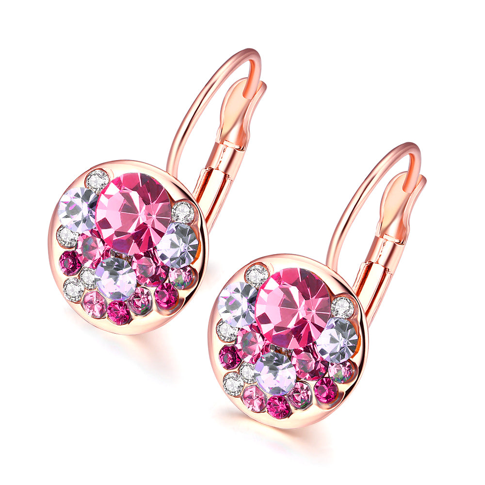 Brass With Plated Fashion Jewelry Earrings