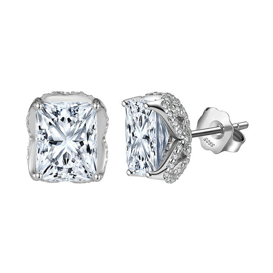 925 Sterling Silver Zircon Earrings