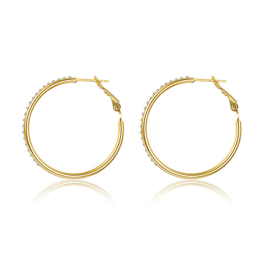 Brass With Plated Fashion Jewelry Earrings