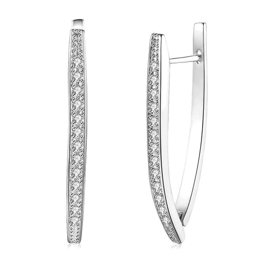 Brass With Plated Fashion Jewelry Earrings