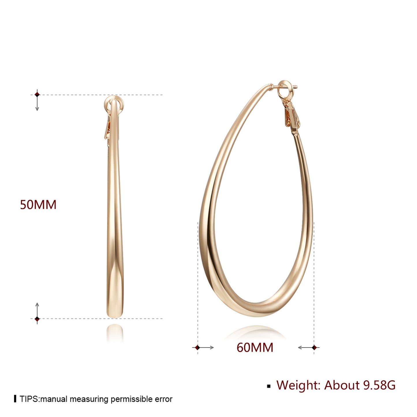 Brass With Plated Fashion Jewelry Earrings