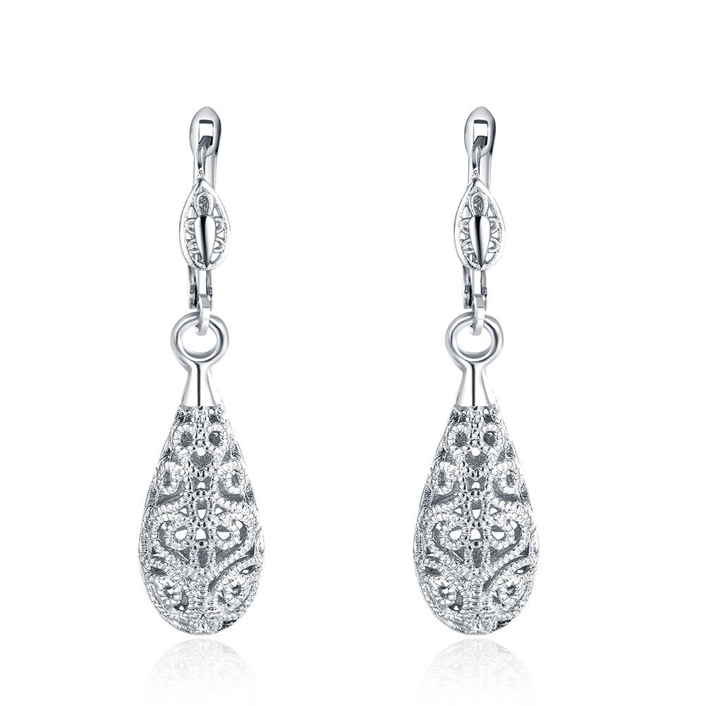 Brass With Plated Fashion Jewelry Earrings