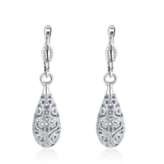 Brass With Plated Fashion Jewelry Earrings