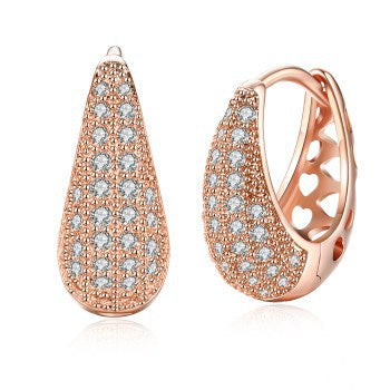 Brass With Plated Fashion Jewelry Earrings