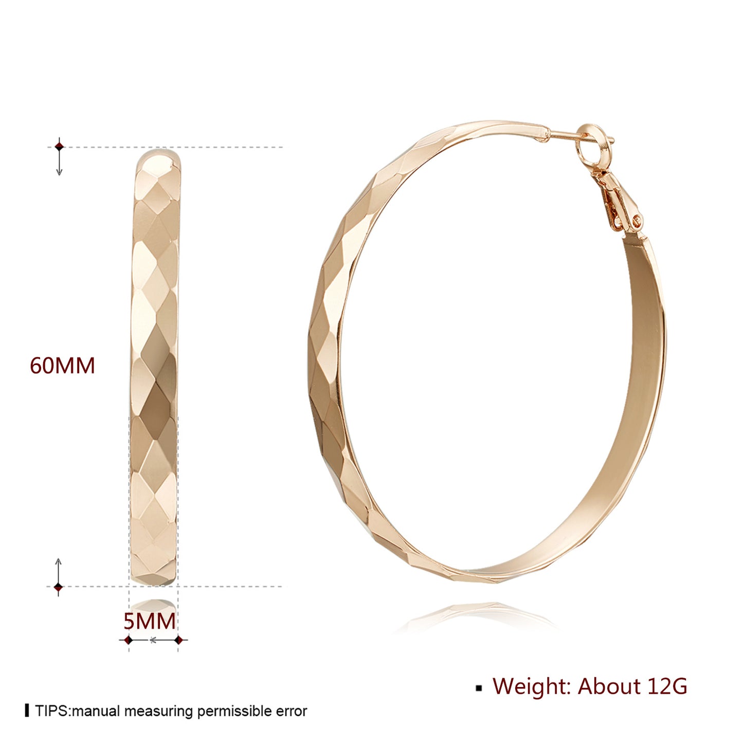 Brass With Plated Fashion Jewelry Earrings
