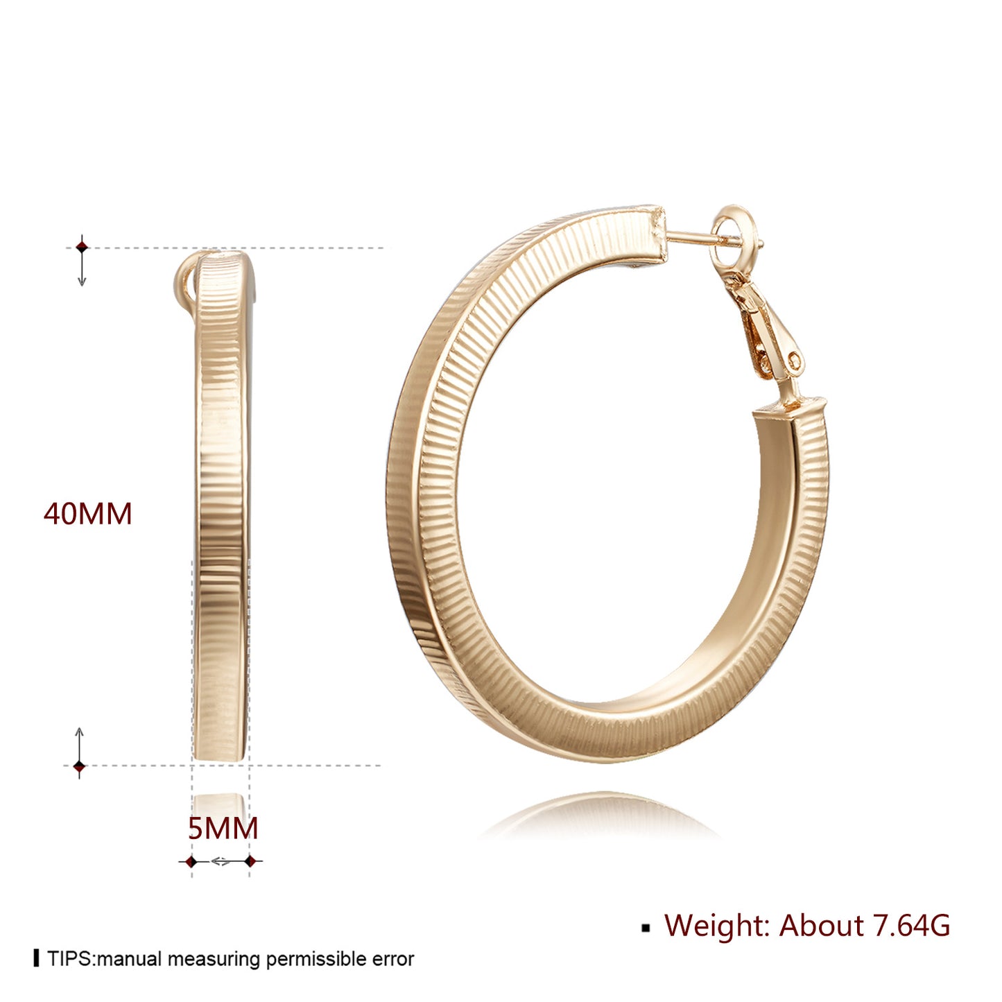 Brass With Plated Fashion Jewelry Earrings
