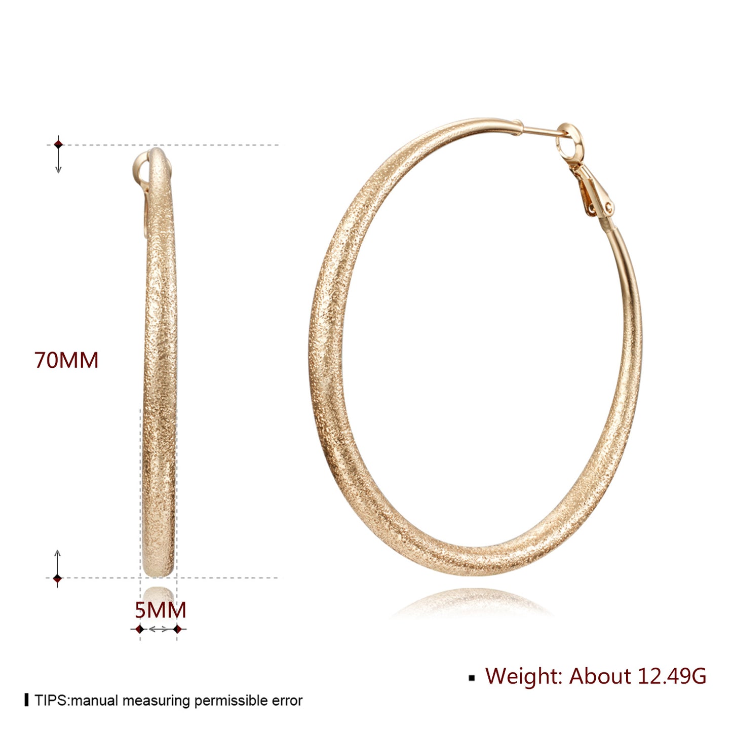 Brass With Plated Fashion Jewelry Earrings