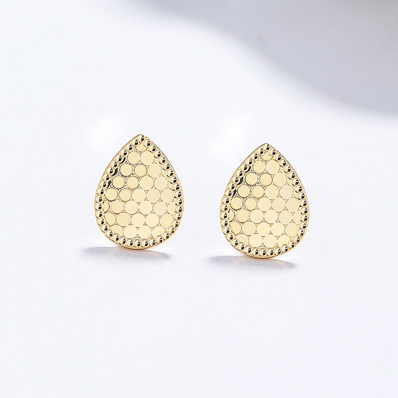 925 Sterling Silver Drop Screw Back Stud Earrings
