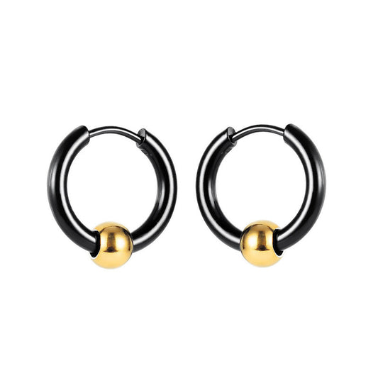 Stainless Steel Jewelry Hoop Fashion Earrings
