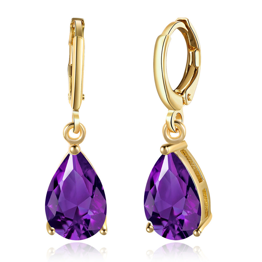Brass With Plated Fashion Jewelry Earrings