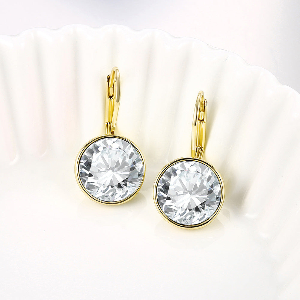 Brass With Plated Fashion Jewelry Earrings