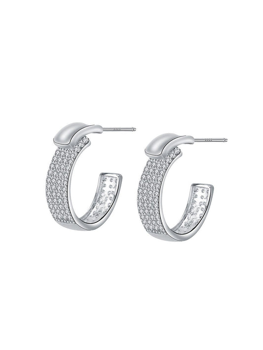 Hoop Earrings, Fashionable Earrings for Women & Girls, Trendy All-match & Exquisite Jewelry for Birthday Gift