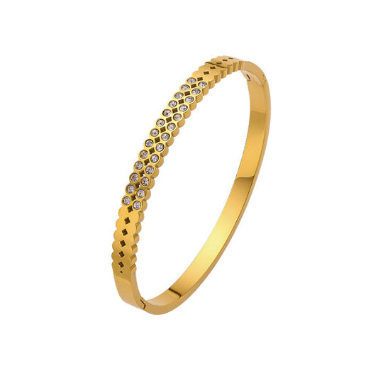 Stainless Steel Jewelry Minimalist Fashion Bangle
