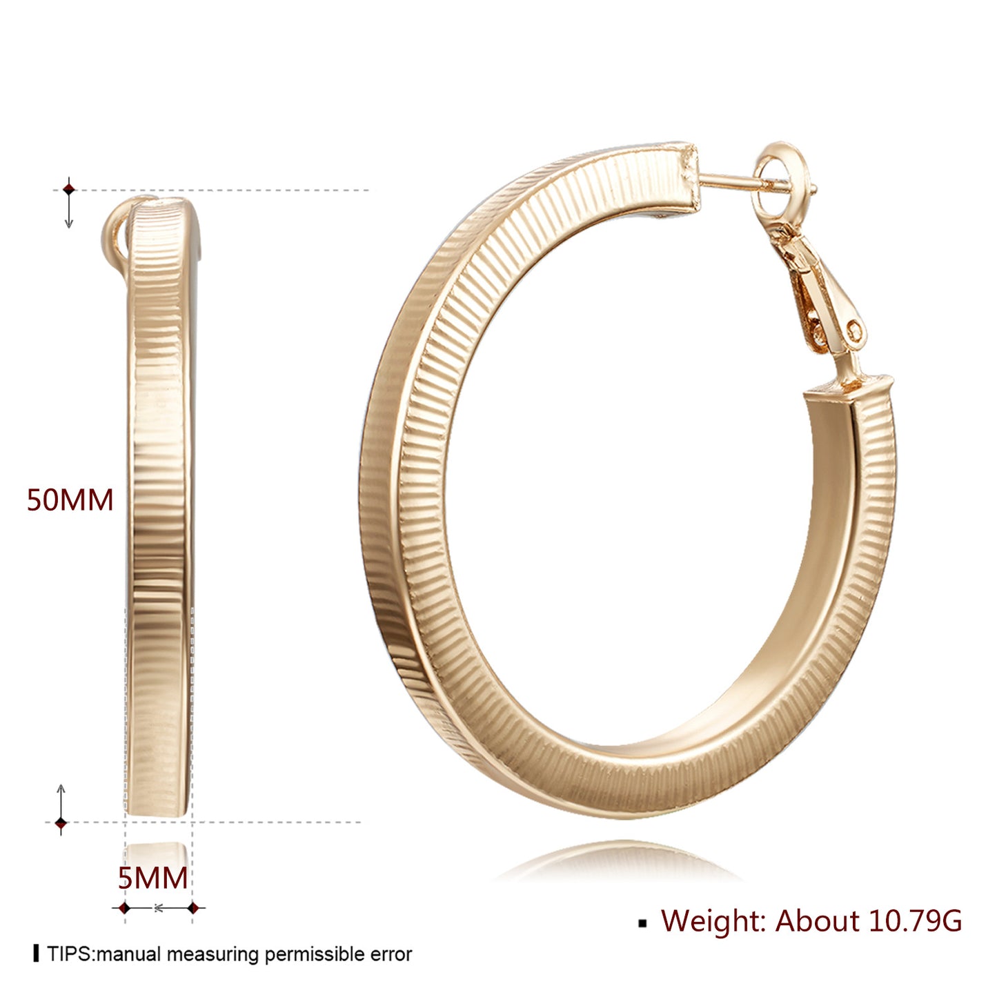 Brass With Plated Fashion Jewelry Earrings