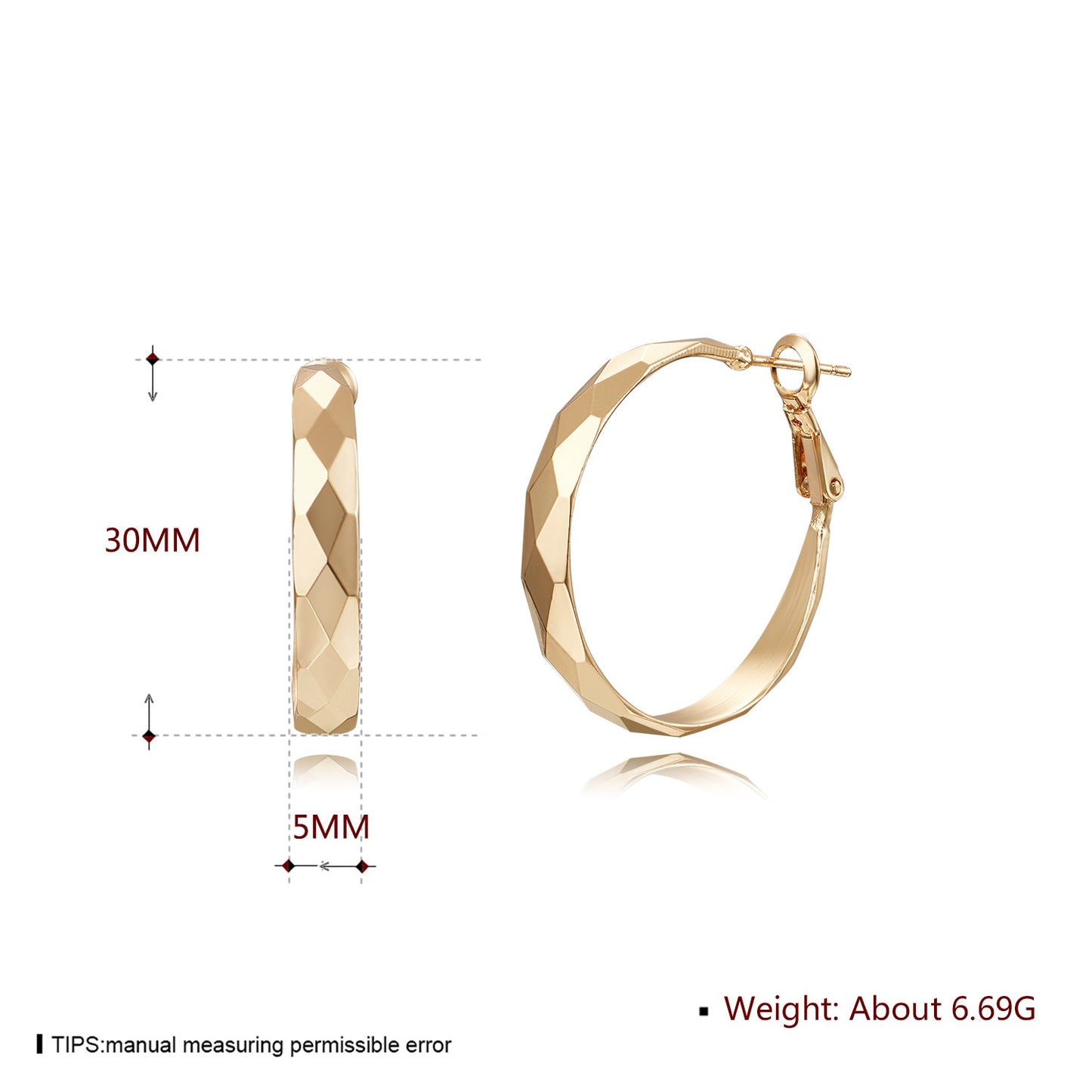 Brass With Plated Fashion Jewelry Earrings