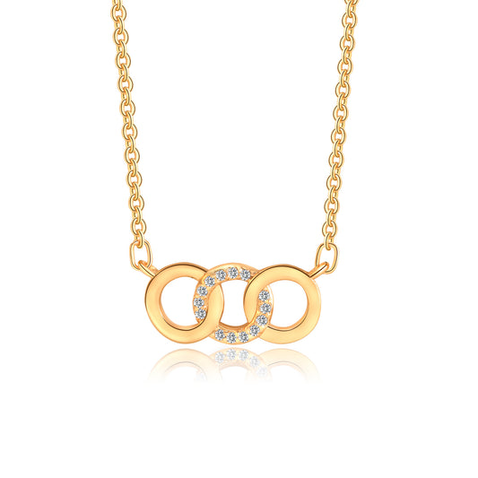 Brass With Plated Fashion Jewelry Necklace
