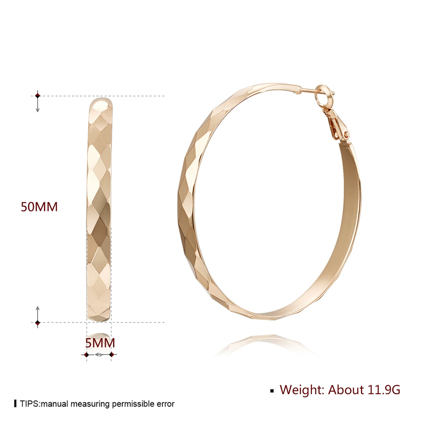 Brass With Plated Fashion Jewelry Earrings
