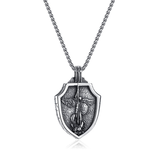 Stainless Steel Jewelry Shield Fashion Necklace Chain