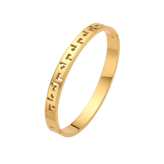 Stainless Steel Jewelry Minimalist Fashion Bangle