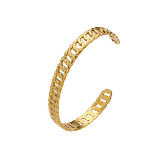 Stainless Steel Jewelry Minimalist Fashion Bangle