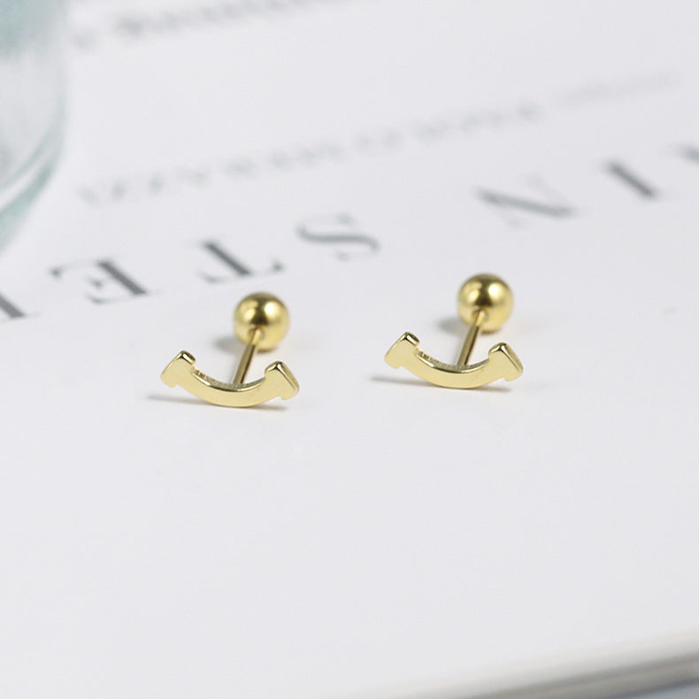 925 Sterling Silver Screwed Earrings